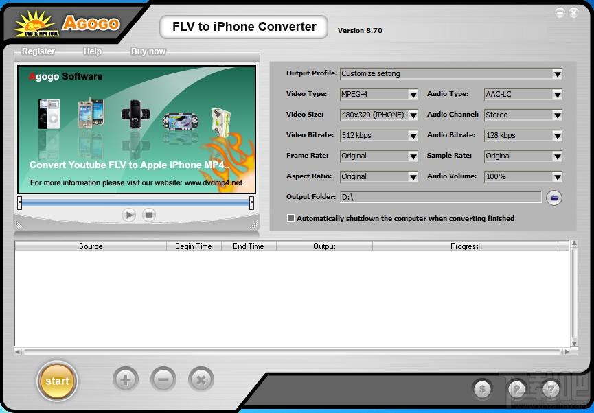 Agogo FLV to iPhone Converter,Agogo FLV to iPhone Converter下载,Agogo FLV to iPhon