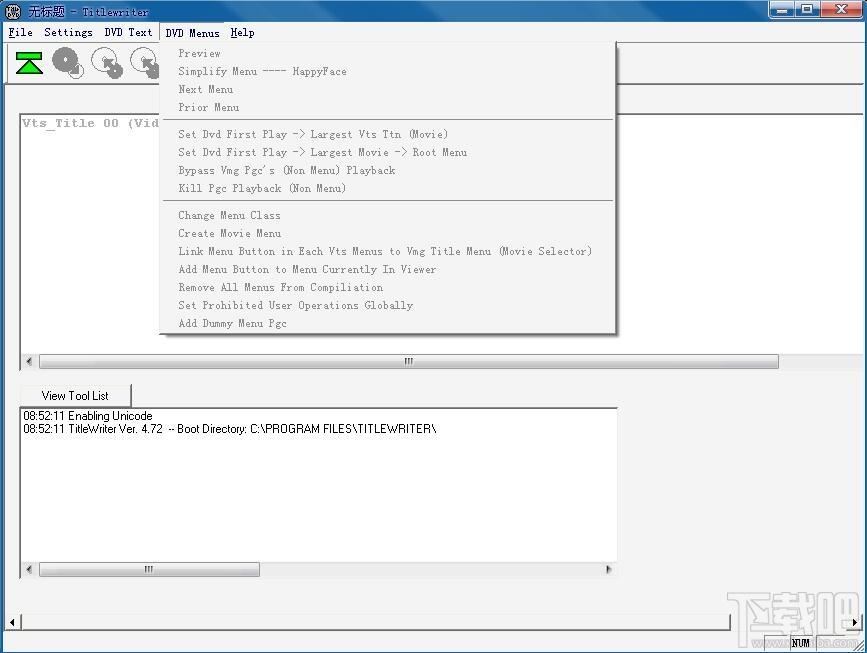 TitleWriter,光盘信息编辑,DVD信息编辑