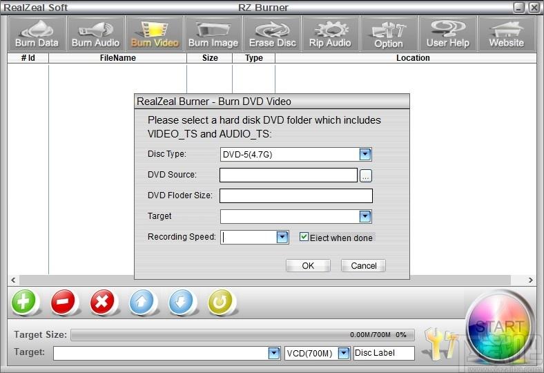 RZ Free DVD Burner下载,光盘刻录工具,光盘工具,刻录软件