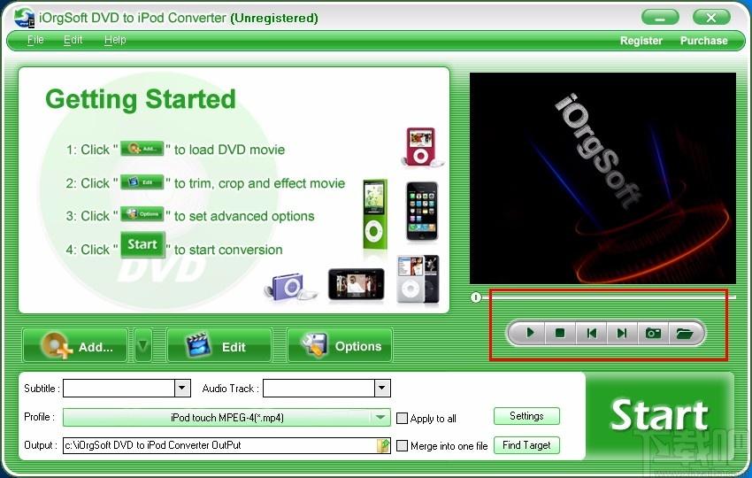 iOrgSoft DVD to iPod Converter,DVD转iPod,视频转换