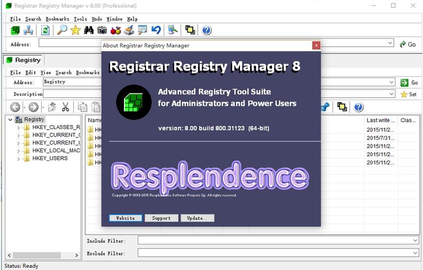 RegistrarRegistryManagerPro,注册表.